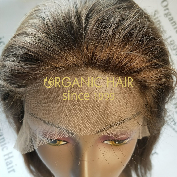 Free style silk base straight natural color full lace wigs,lace frontal wigs hair wholesale factory in China A41
